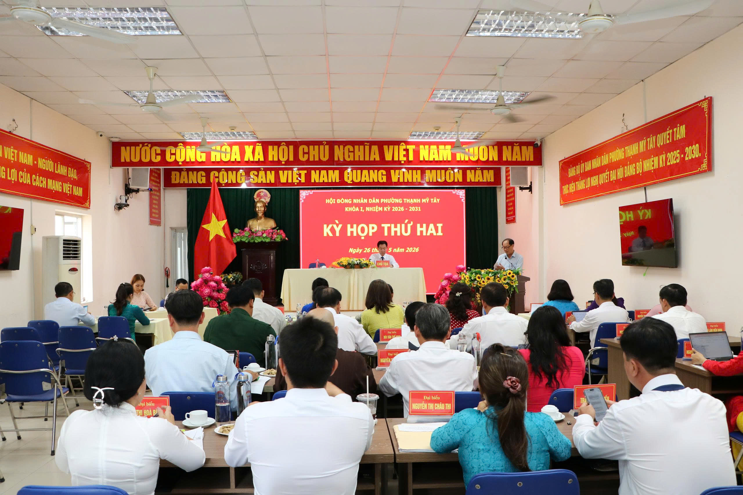 HĐND phường Thạnh Mỹ Tây tổ chức kỳ họp thứ Hai, nhiệm kỳ 2026 - 2031