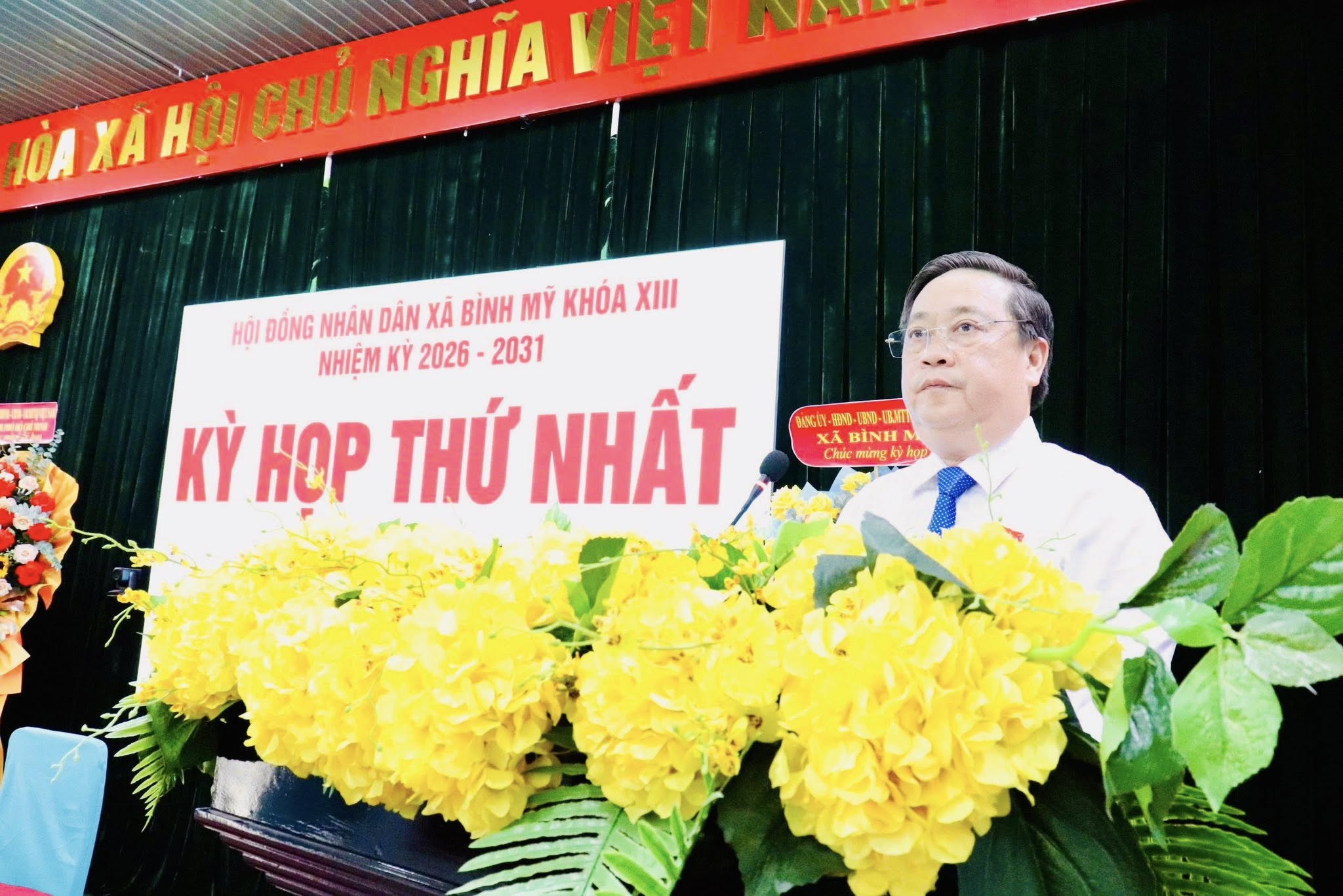 KỲ HỌP THỨ NHẤT HỘI ĐỒNG NHÂN DÂN XÃ BÌNH MỸ KHÓA XIII, NHIỆM KỲ 2026–2031