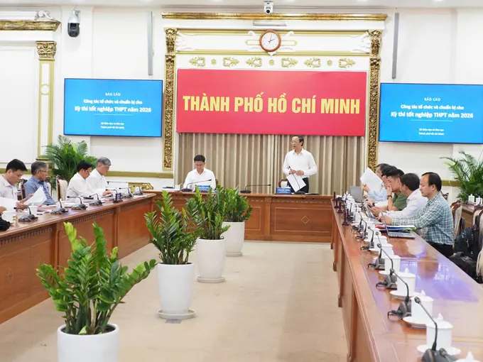 TPHCM: Hoàn tất công tác chuẩn bị kỳ thi tốt nghiệp THPT năm 2026