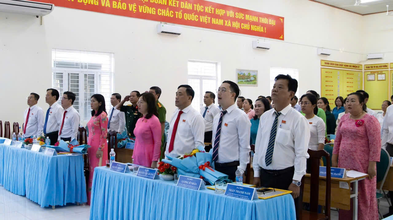 An Nhơn Tây tổ chức thành công kỳ họp thứ NHất HĐND Xã khóa XIII, nhiệm kỳ 2026 – 2031