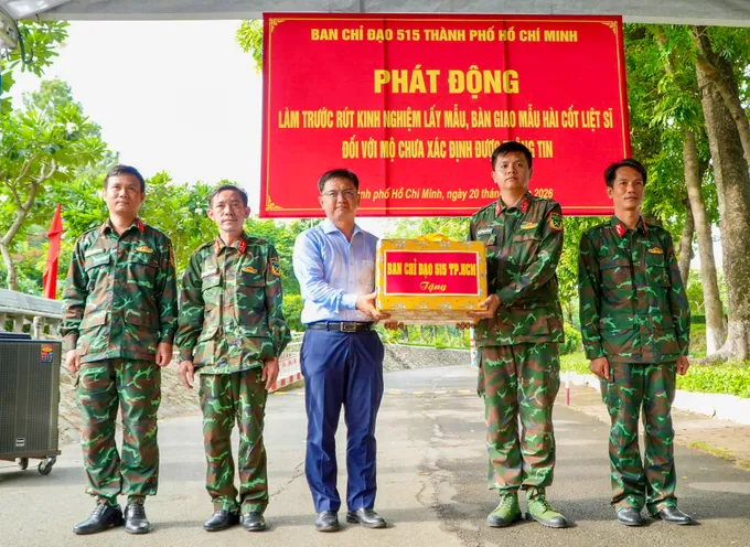 TPHCM phát động cao điểm hoạt động lấy mẫu xác định danh tính liệt sĩ chưa xác định được thông tin