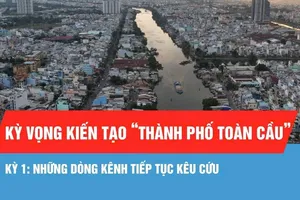 Kỳ vọng kiến tạo “thành phố toàn cầu” từ những dòng kênh xanh Kỳ 1: TPHCM: Những dòng kênh tiếp tục kêu cứu