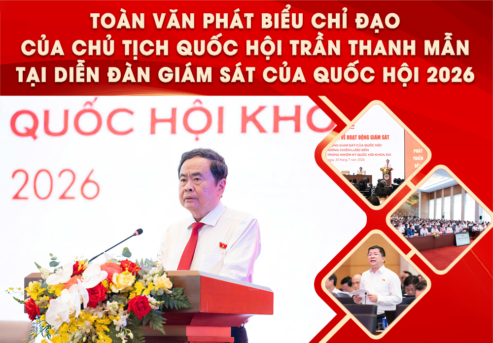 Toàn văn phát biểu chỉ đạo của Chủ tịch Quốc hội Trần Thanh Mẫn tại Diễn đàn của Quốc hội về hoạt động giám sát