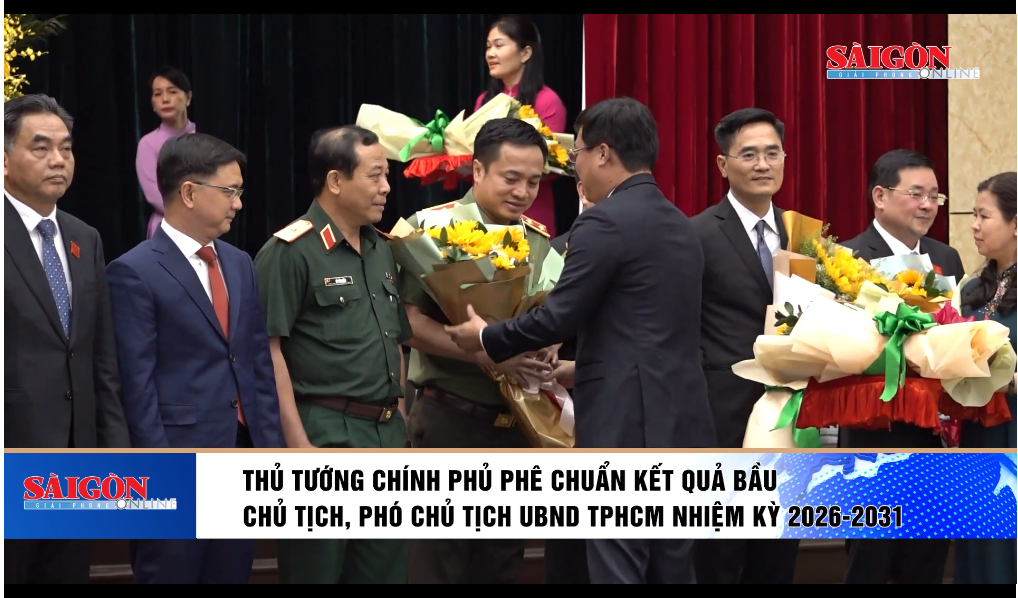 Thủ tướng Chính phủ phê chuẩn kết quả bầu Chủ tịch, Phó Chủ tịch UBND TPHCM nhiệm kỳ 2026-2031