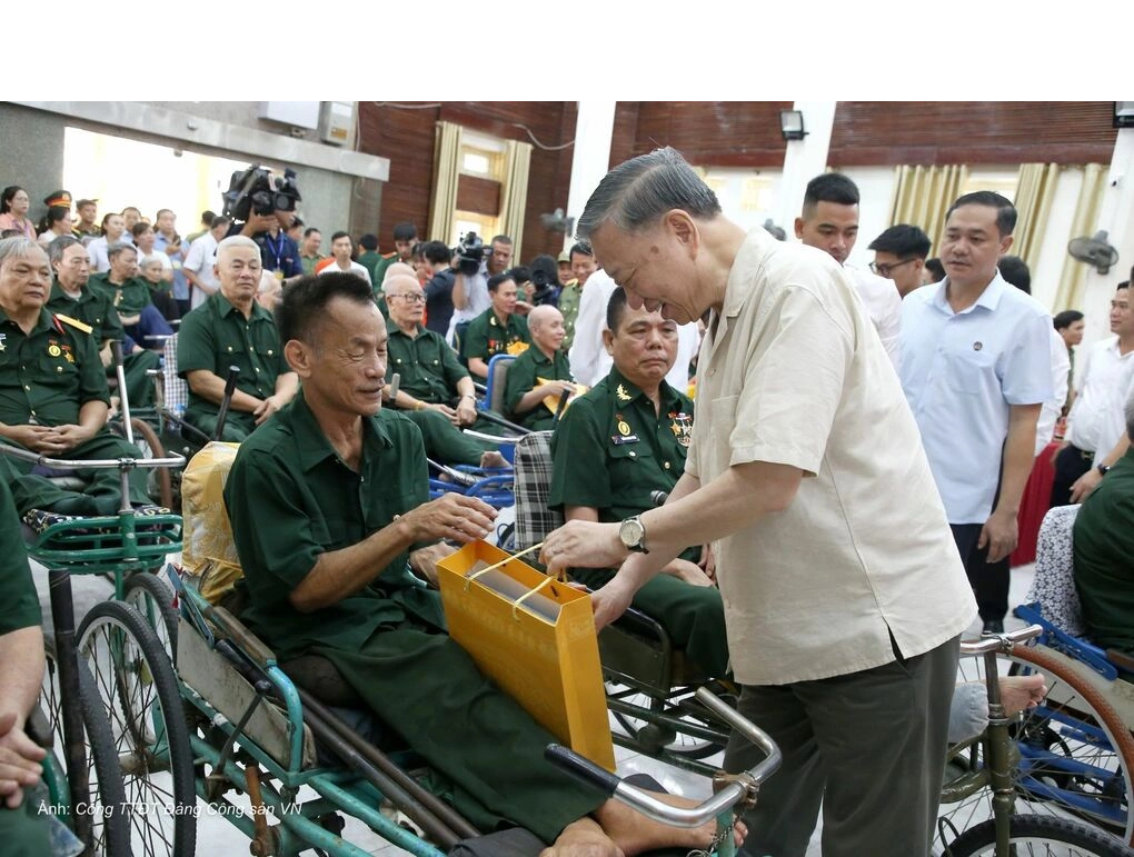 Tổng Bí thư, Chủ tịch nước: Tri ân người có công là thước đo nhân văn của chế độ