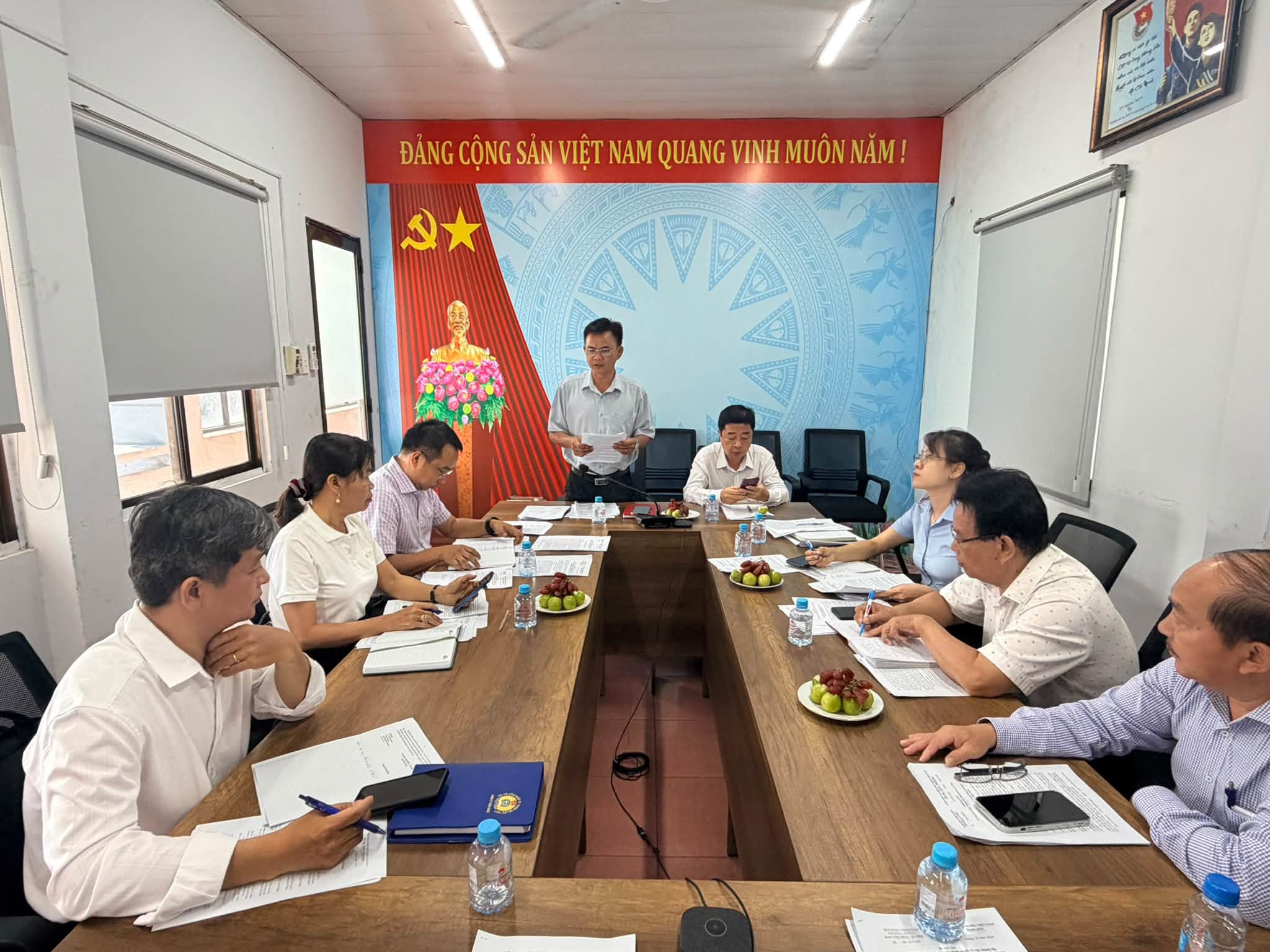 PHƯỜNG AN PHÚ: BAN VĂN HÓA - XÃ HỘI TỔ CHỨC HỌP THẨM TRA NỘI DUNG TRÌNH KỲ HỌP THỨ 5 (KỲ HỌP CHUYÊN ĐỀ).