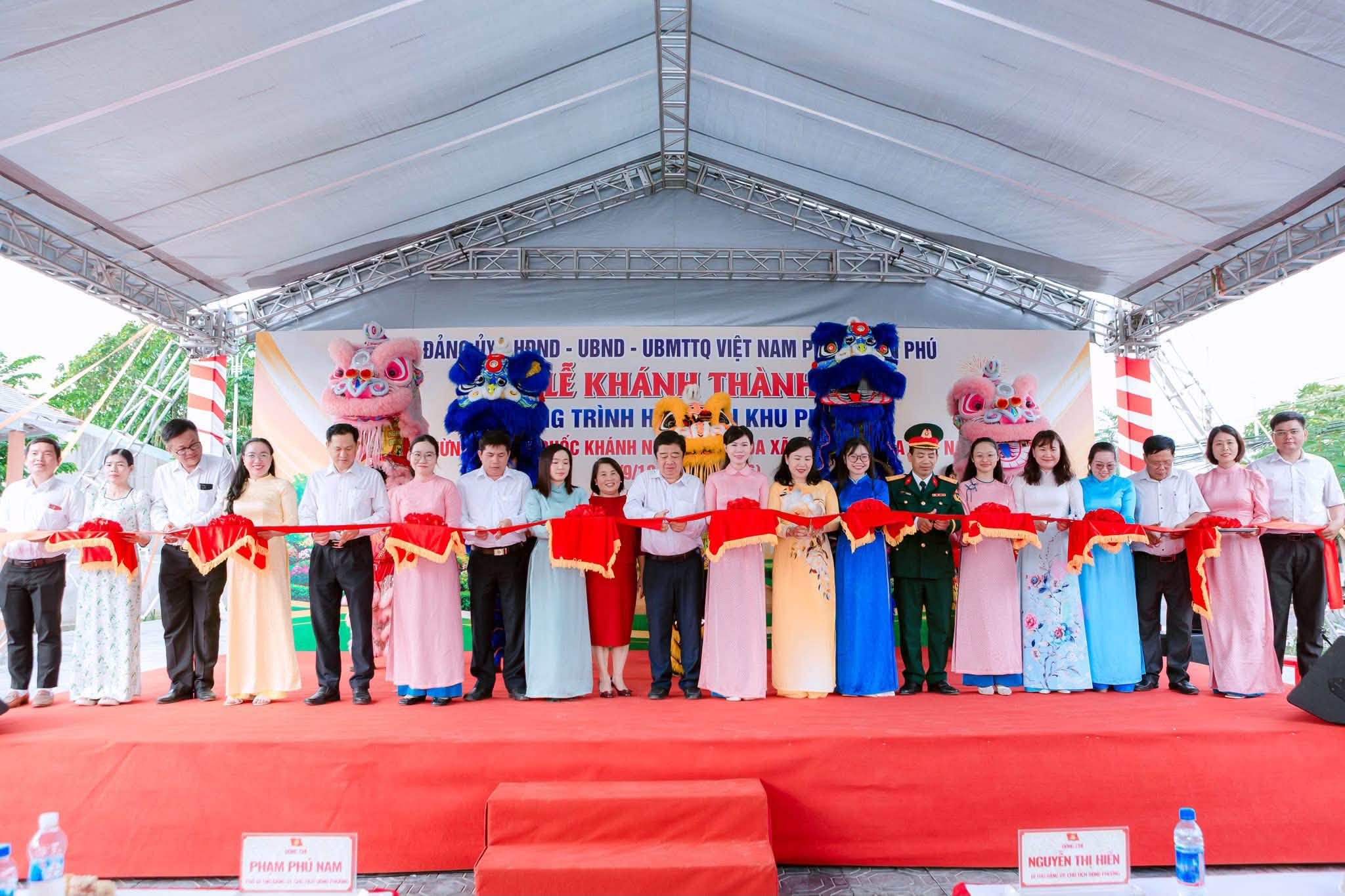 PHƯỜNG AN PHÚ: KHÁNH THÀNH CÔNG TRÌNH HOA VIÊN KHU PHỐ 2