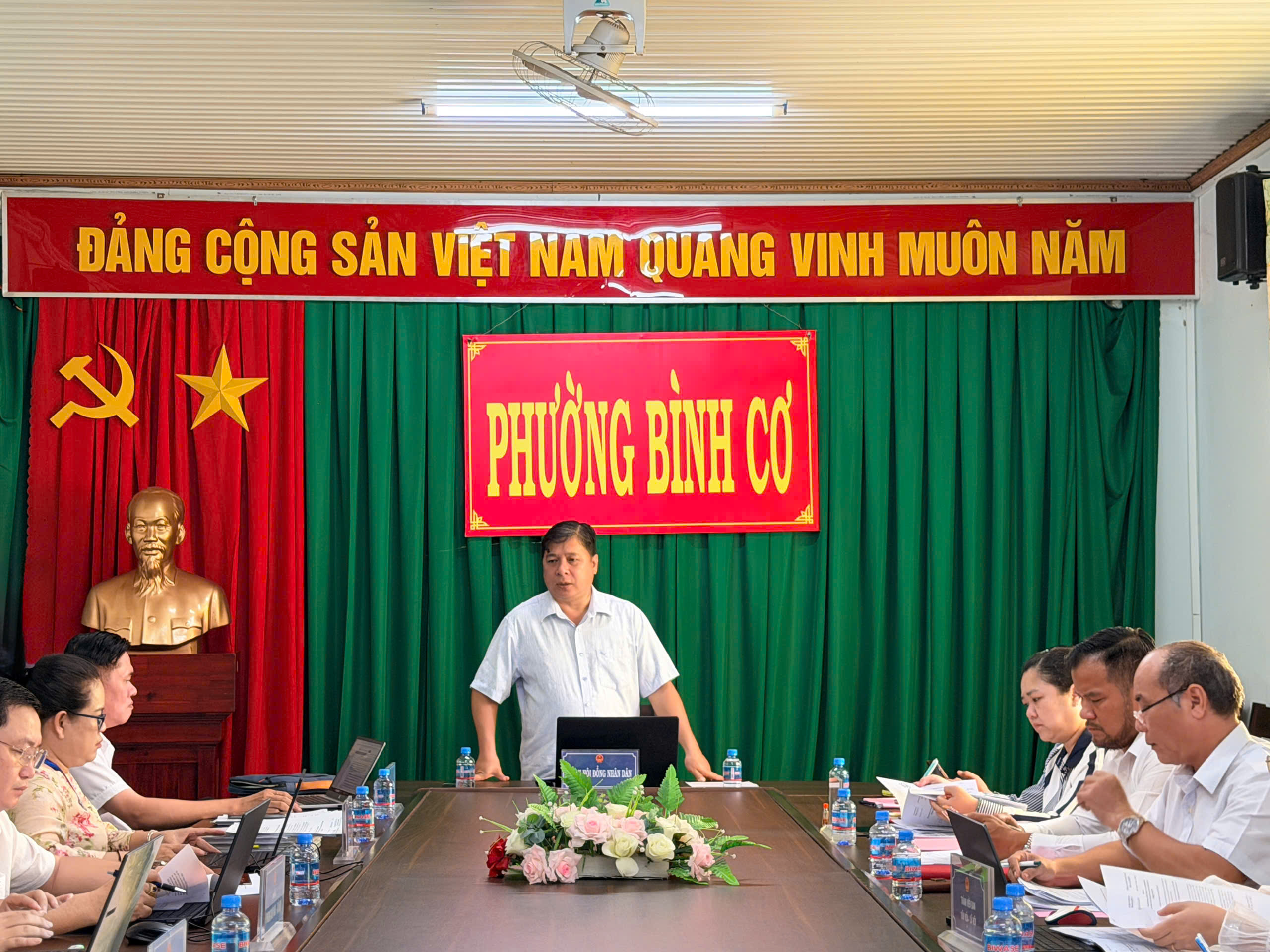 HAI BAN HĐND PHƯỜNG BÌNH CƠ TỔ CHỨC HỌP THẨM TRA CÁC NỘI DUNG TRÌNH KỲ HỌP THỨ BA (THƯỜNG LỆ GIỮA NĂM) NĂM 2026