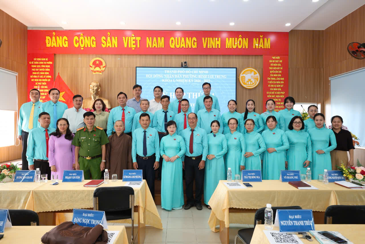HỘI ĐỒNG NHÂN DÂN PHƯỜNG BÌNH LỢI TRUNG TỔ CHỨC THÀNH CÔNG KỲ HỌP THỨ BA (KỲ HỌP CHUYÊN ĐỀ) KHÓA I, NHIỆM KỲ 2026 – 2031