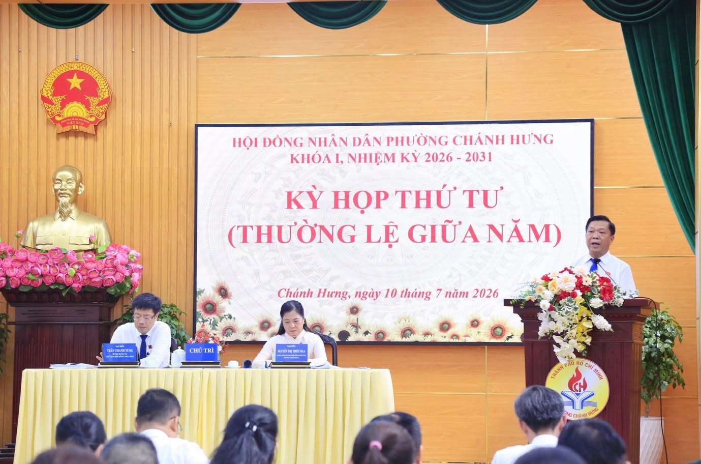 HỘI ĐỒNG NHÂN DÂN PHƯỜNG CHÁNH HƯNG THÔNG QUA NHIỀU NGHỊ QUYẾT QUAN TRỌNG TẠI KỲ HỌP THỨ TƯ – QUYẾT TÂM HOÀN THÀNH THẮNG LỢI CÁC NHIỆM VỤ TRONG NĂM 2026