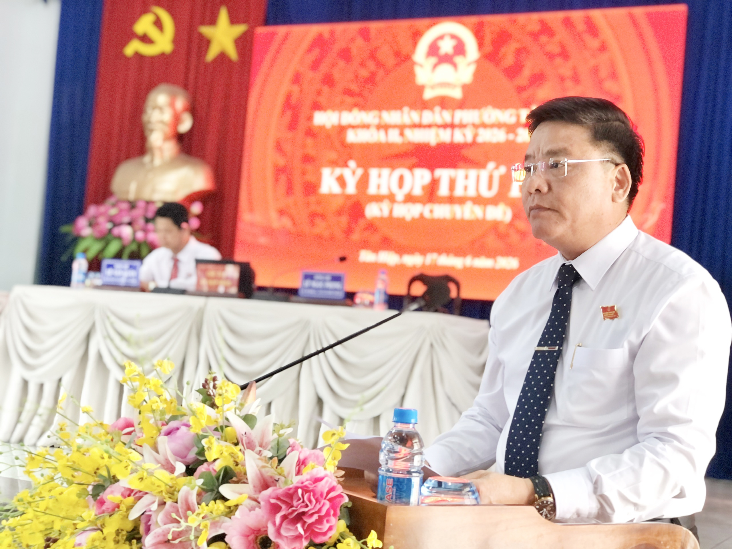 PHƯỜNG TÂN HIỆP: THỐNG NHẤT THÔNG QUA 3 NGHỊ QUYẾT CHUYÊN ĐỀ QUAN TRỌNG TẠI KỲ HỌP THỨ HAI HĐND PHƯỜNG KHÓA II, NHIỆM KỲ 2026 - 2031