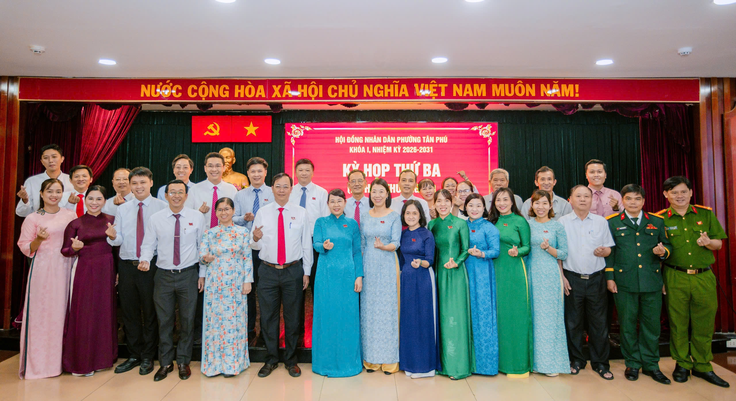 HĐND phường Tân Phú tổ chức thành công Kỳ họp thứ ba (Kỳ họp thường lệ giữa năm 2026), khóa I, nhiệm kỳ 2026 - 2031