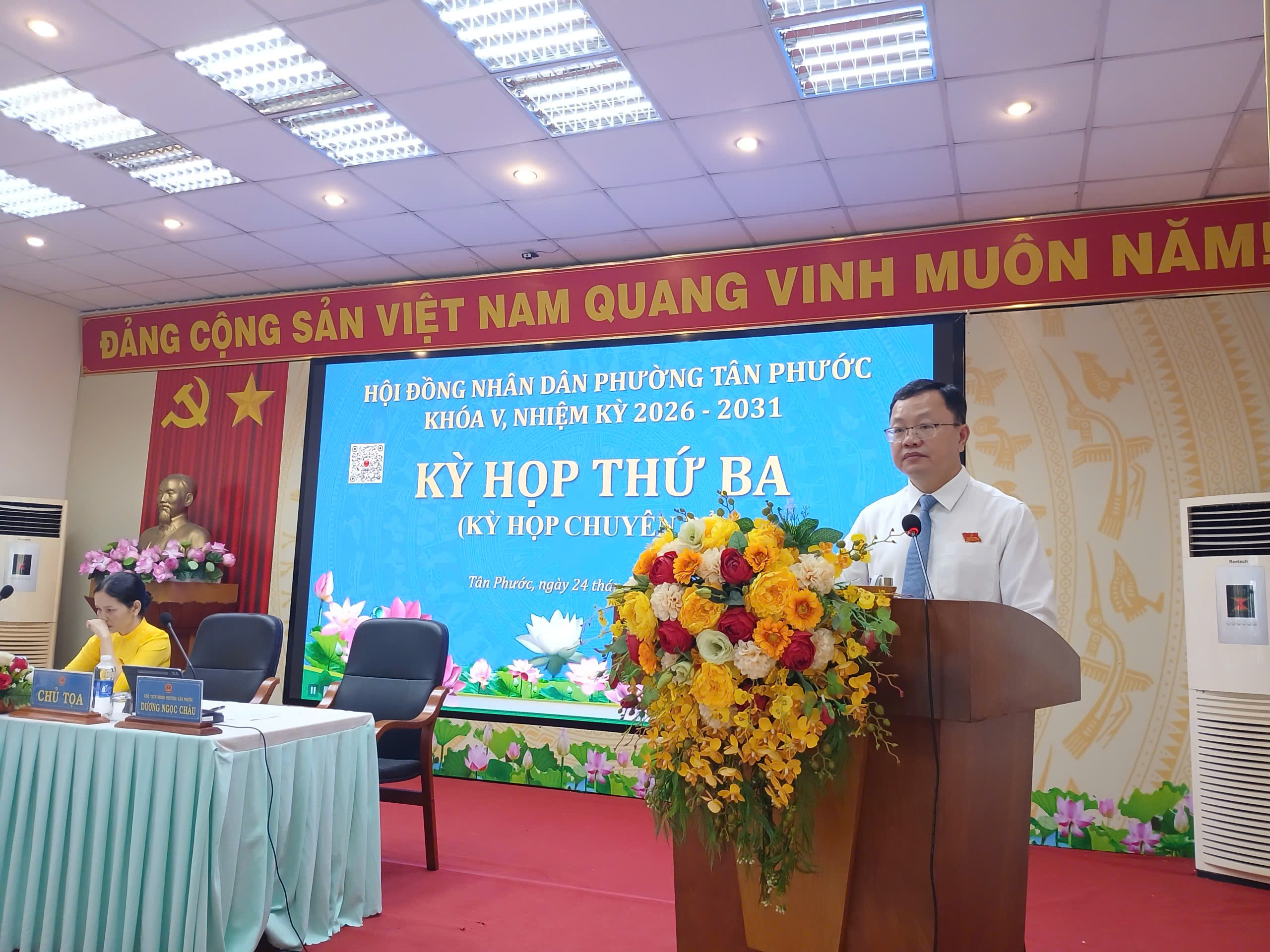 HĐND PHƯỜNG TÂN PHƯỚC THÔNG QUA KẾ HOẠCH ĐẦU TƯ CÔNG TRUNG HẠN HƠN 548 TỶ ĐỒNG