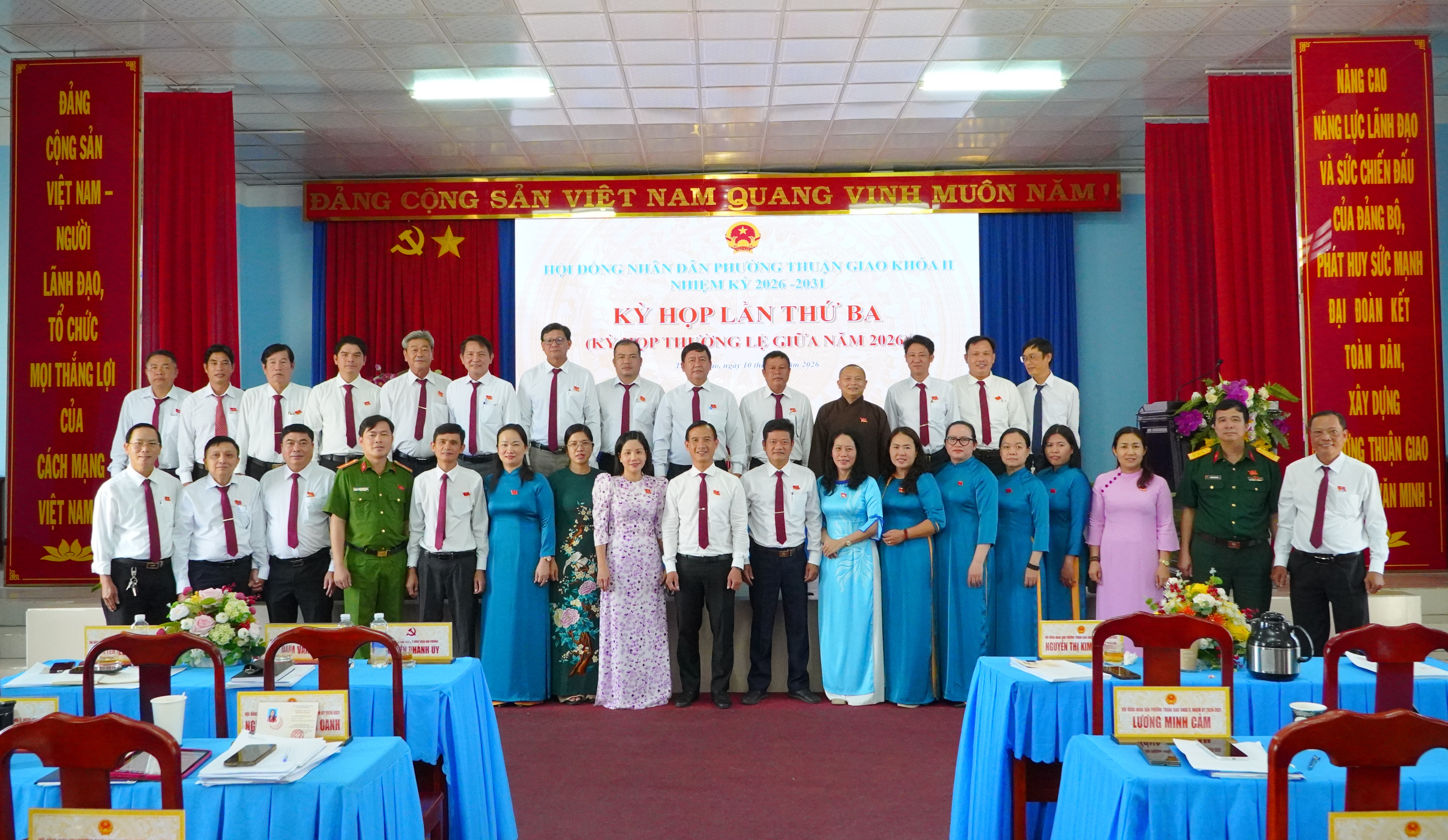 PHƯỜNG THUẬN GIAO TỔ CHỨC KỲ HỌP THỨ BA HĐND PHƯỜNG KHÓA II, NHIỆM KỲ 2026 – 2031