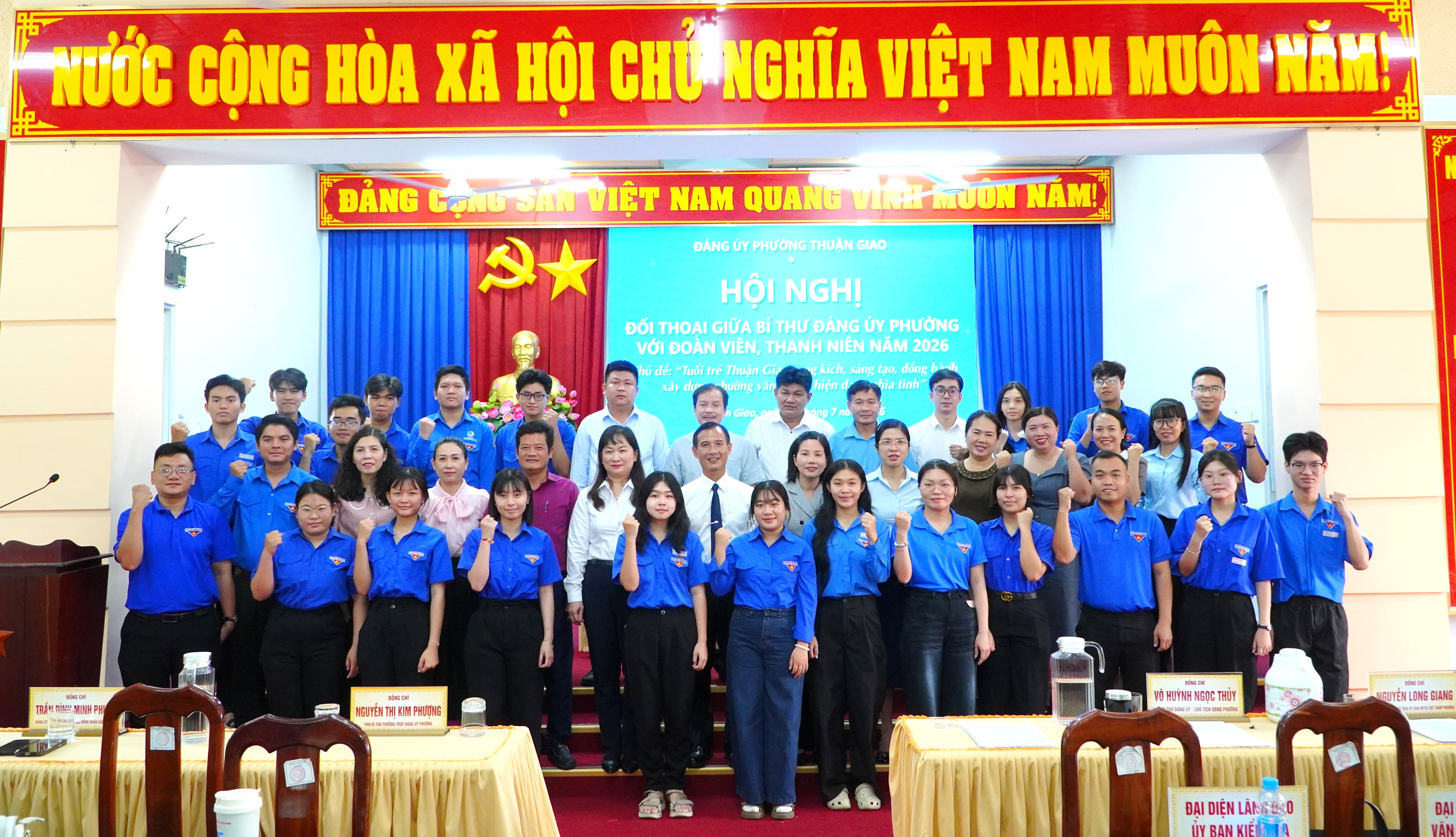 ĐẢNG ỦY PHƯỜNG THUẬN GIAO ĐỐI THOẠI VỚI ĐOÀN VIÊN, THANH NIÊN NĂM 2026