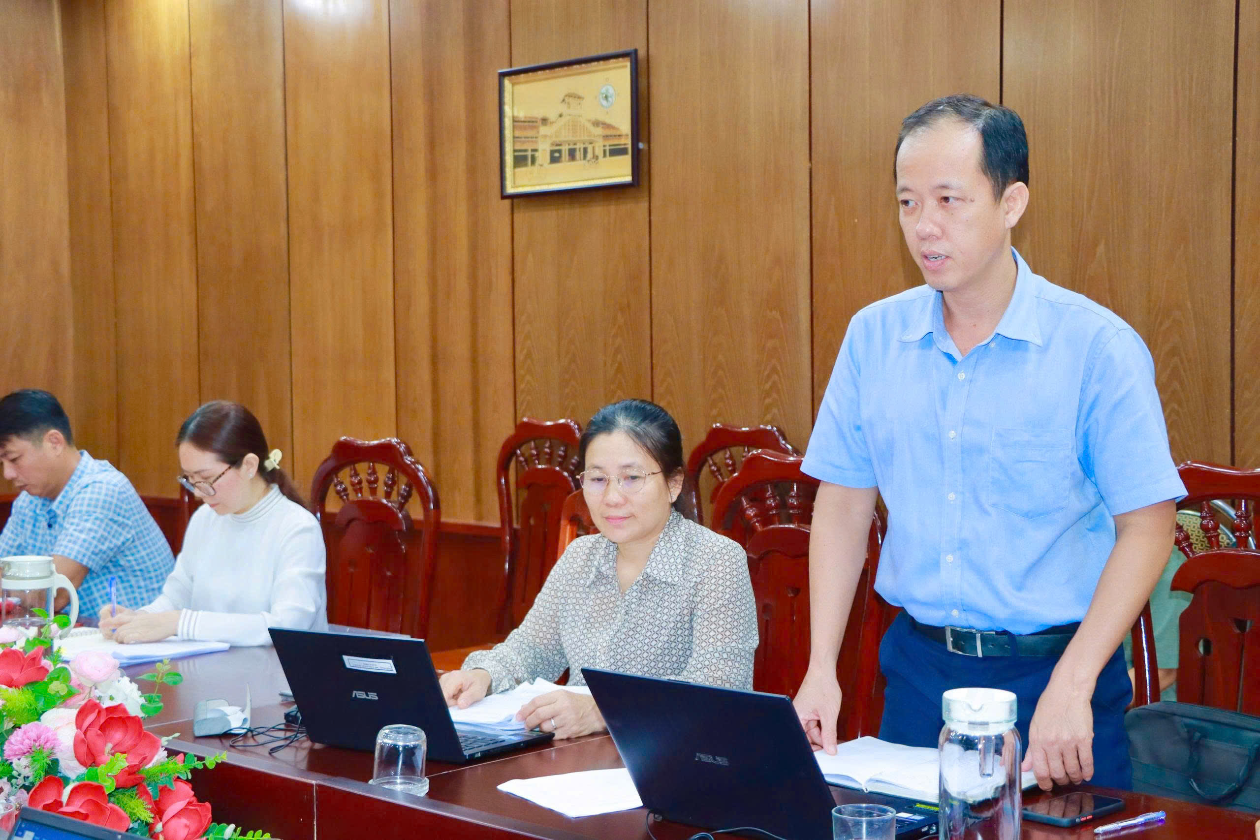 Ban Kinh tế - Ngân sách HĐND xã Đất Đỏ họp thẩm tra các nội dung trình Kỳ họp thứ tư (kỳ họp giữa năm 2026) HĐND xã khóa II, nhiệm kỳ 2026 – 2031