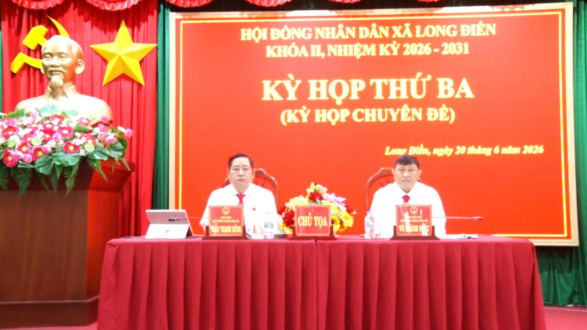 HĐND xã Long Điền thông qua nhiều nội dung quan trọng, tạo nền tảng cho phát triển đô thị trong giai đoạn mới