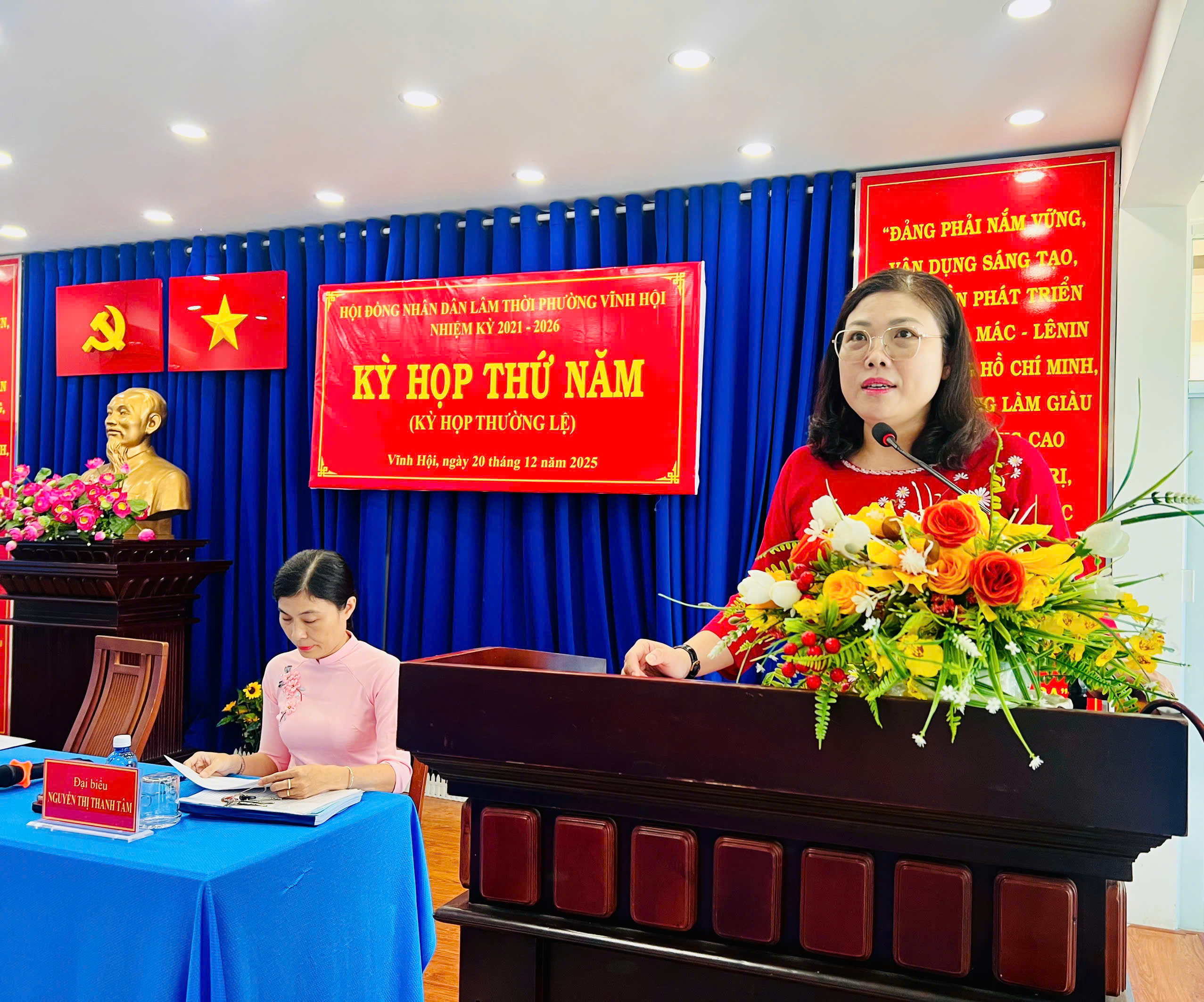 Hội đồng nhân dân lâm thời phường Vĩnh Hội tổ chức thành công Kỳ họp thứ Năm