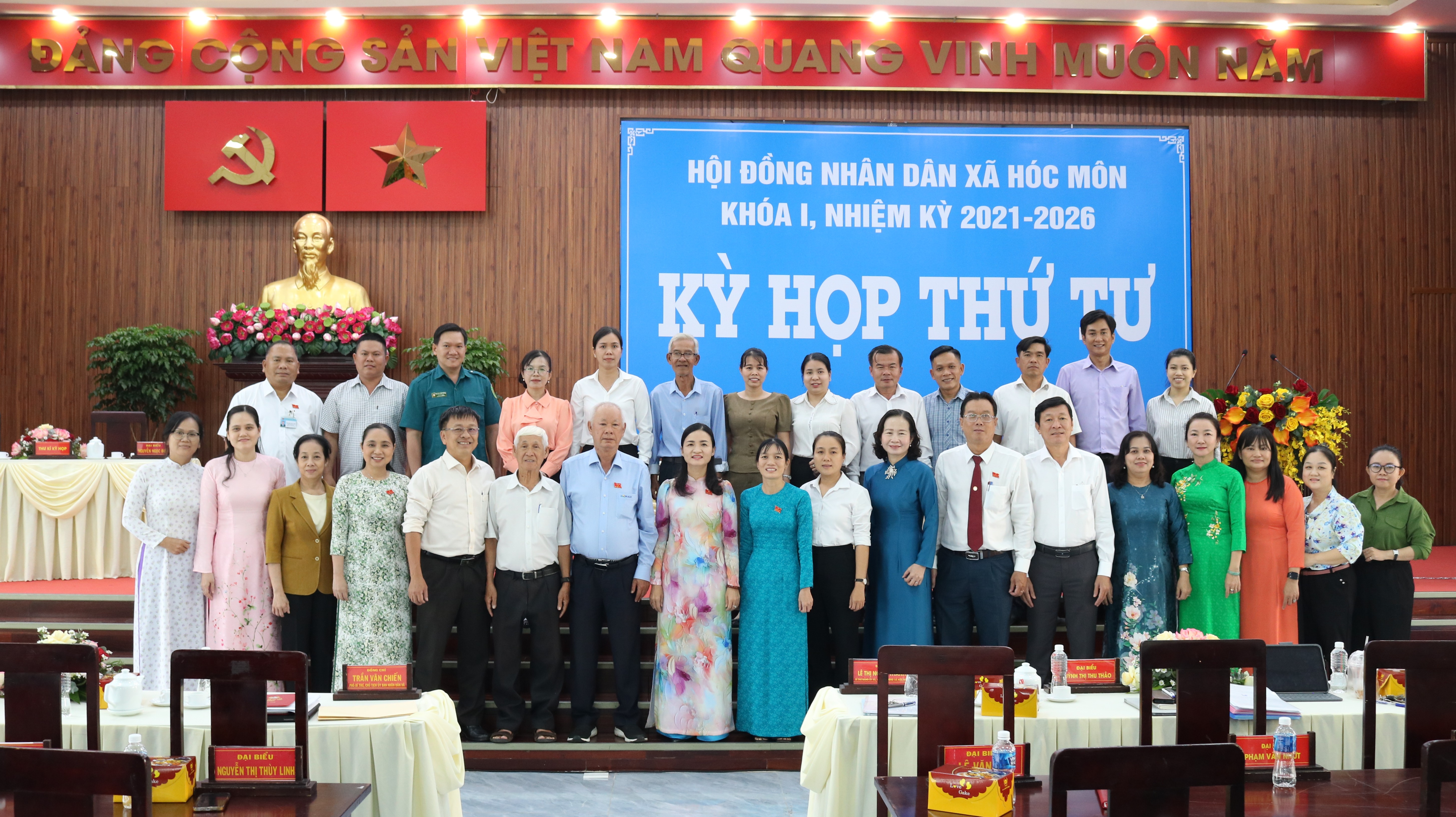 HĐND xã Hóc Môn khóa I, nhiệm kỳ 2021 - 2026 tổ chức Kỳ họp thứ Tư