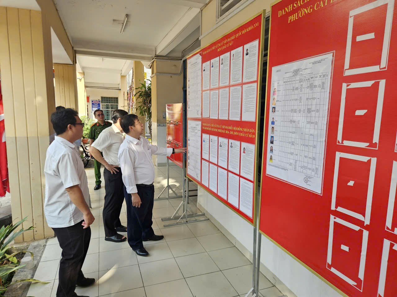 Kiểm tra công tác chuẩn bị bầu cử trên địa bàn các xã, phường: Cát Lái, Tân Mỹ, Phú Thuận, Nhà Bè, Hiệp Phước