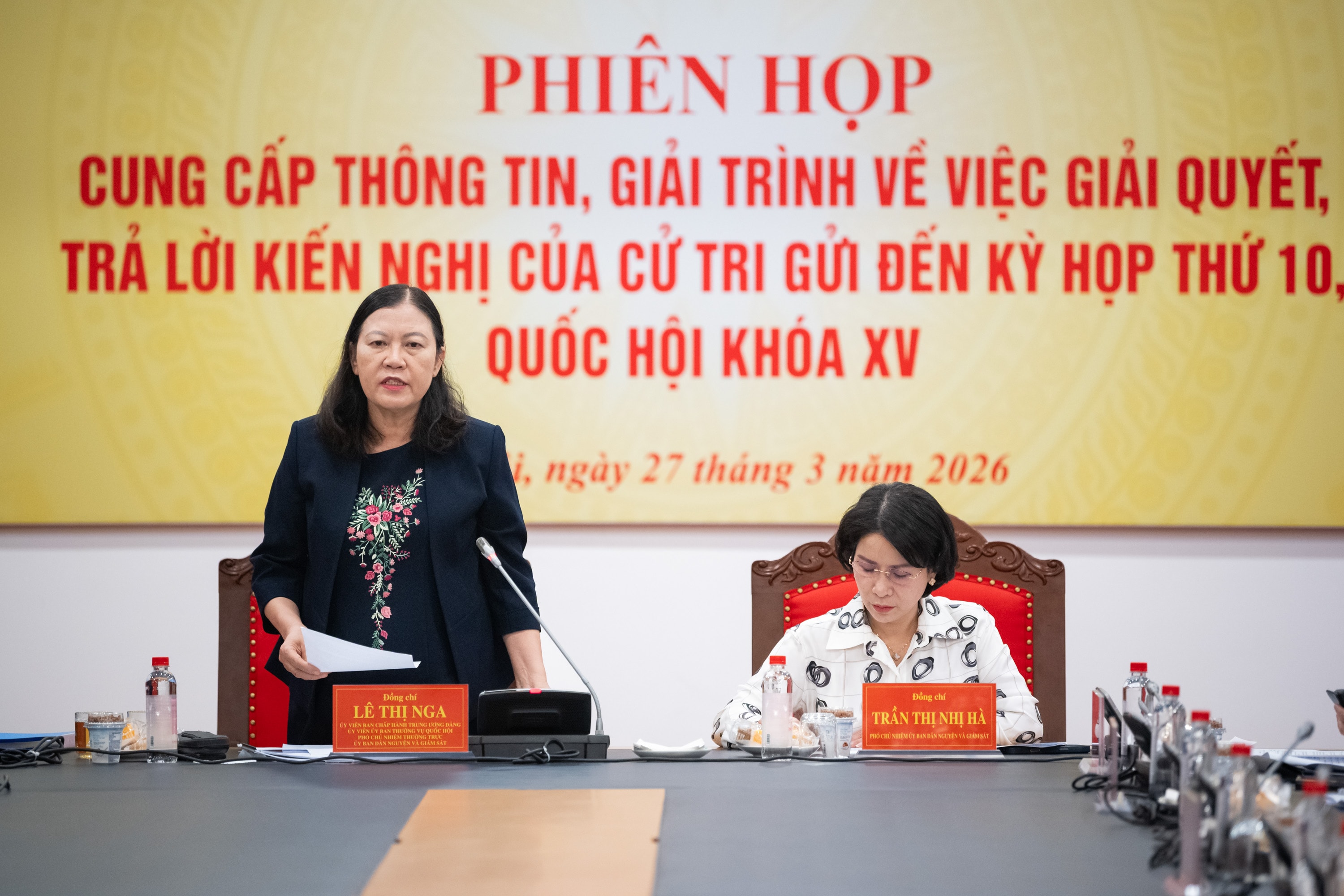 Rõ trách nhiệm giải quyết, trả lời kiến nghị của cử tri gửi đến Kỳ họp thứ Mười, Quốc hội Khoá XV