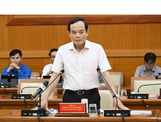 Bí thư Thành ủy TPHCM Trần Lưu Quang: Cần tư duy mới trong chăm lo đời sống người dân
