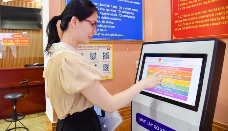 Công khai TTHC đã được cắt giảm, đơn giản hóa trên Cơ sở dữ liệu quốc gia về TTHC