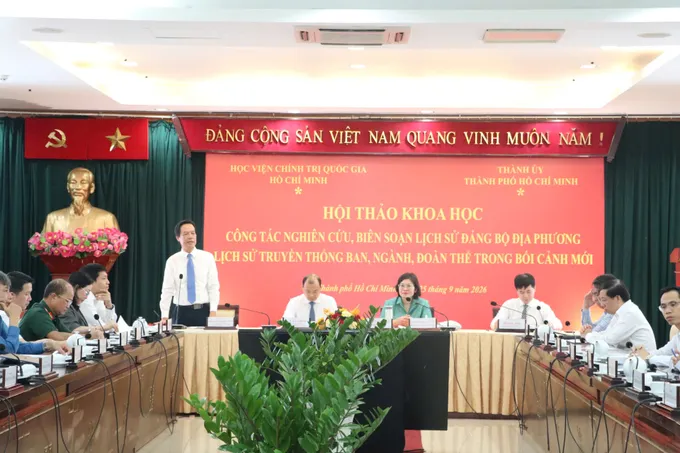 Nâng cao chất lượng biên soạn, tuyên truyền và giáo dục lịch sử Đảng