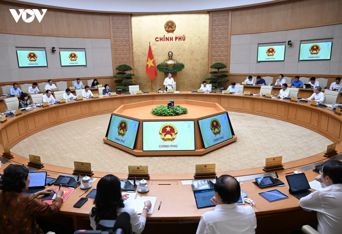 Thủ tướng Lê Minh Hưng chủ trì phiên họp Chính phủ thường kỳ tháng 7
