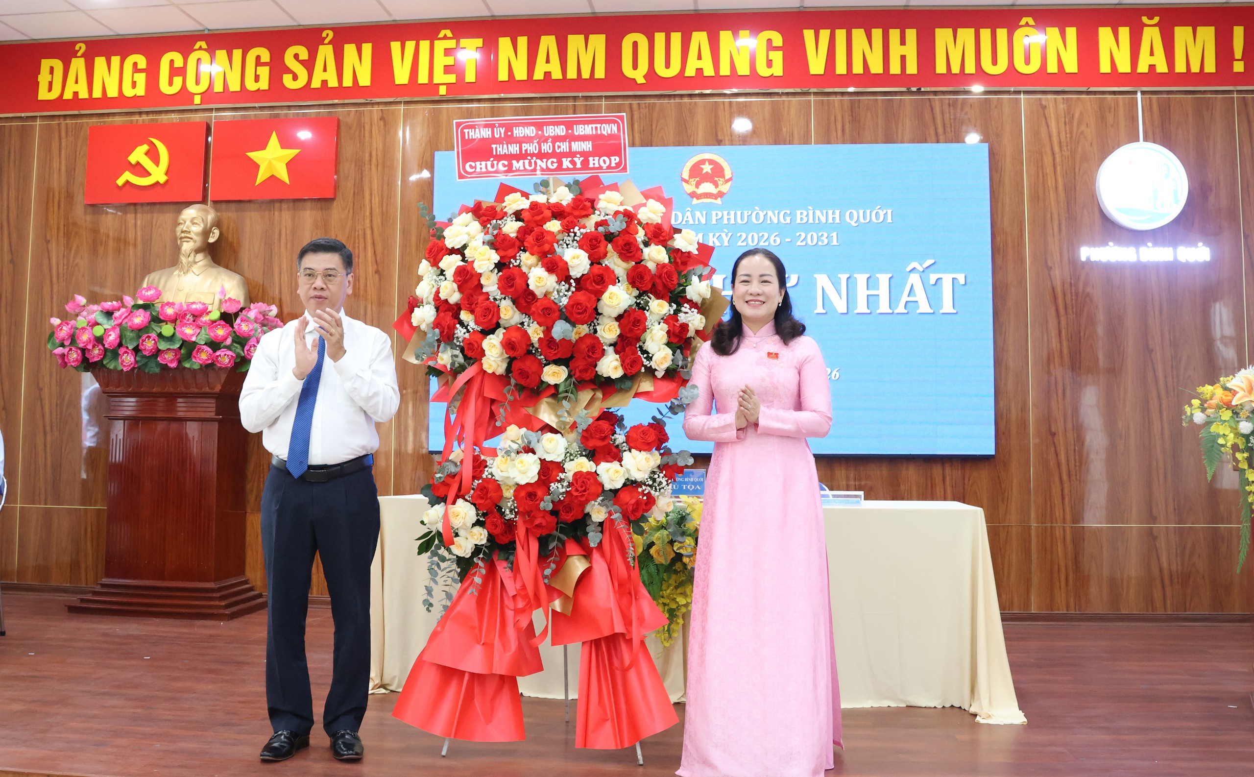 TPHCM: Phường Bình Quới kiện toàn nhân sự chủ chốt, sẵn sàng cho nhiệm kỳ mới