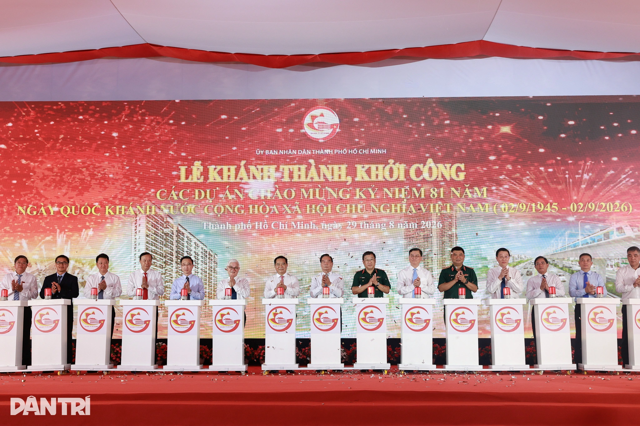 TPHCM đồng loạt khởi công, khánh thành chuỗi dự án chào mừng Quốc khánh 2/9