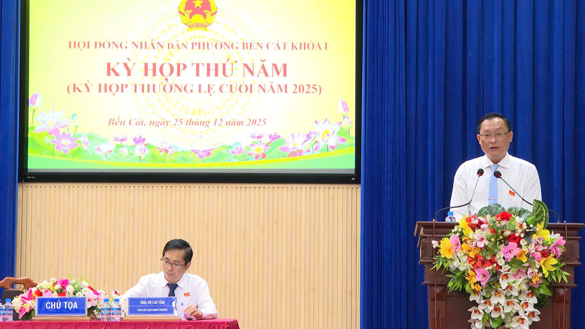 Hội đồng nhân dân phường Bến Cát khóa I tổ chức kỳ họp thứ năm, nhiệm kỳ 2021 – 2026