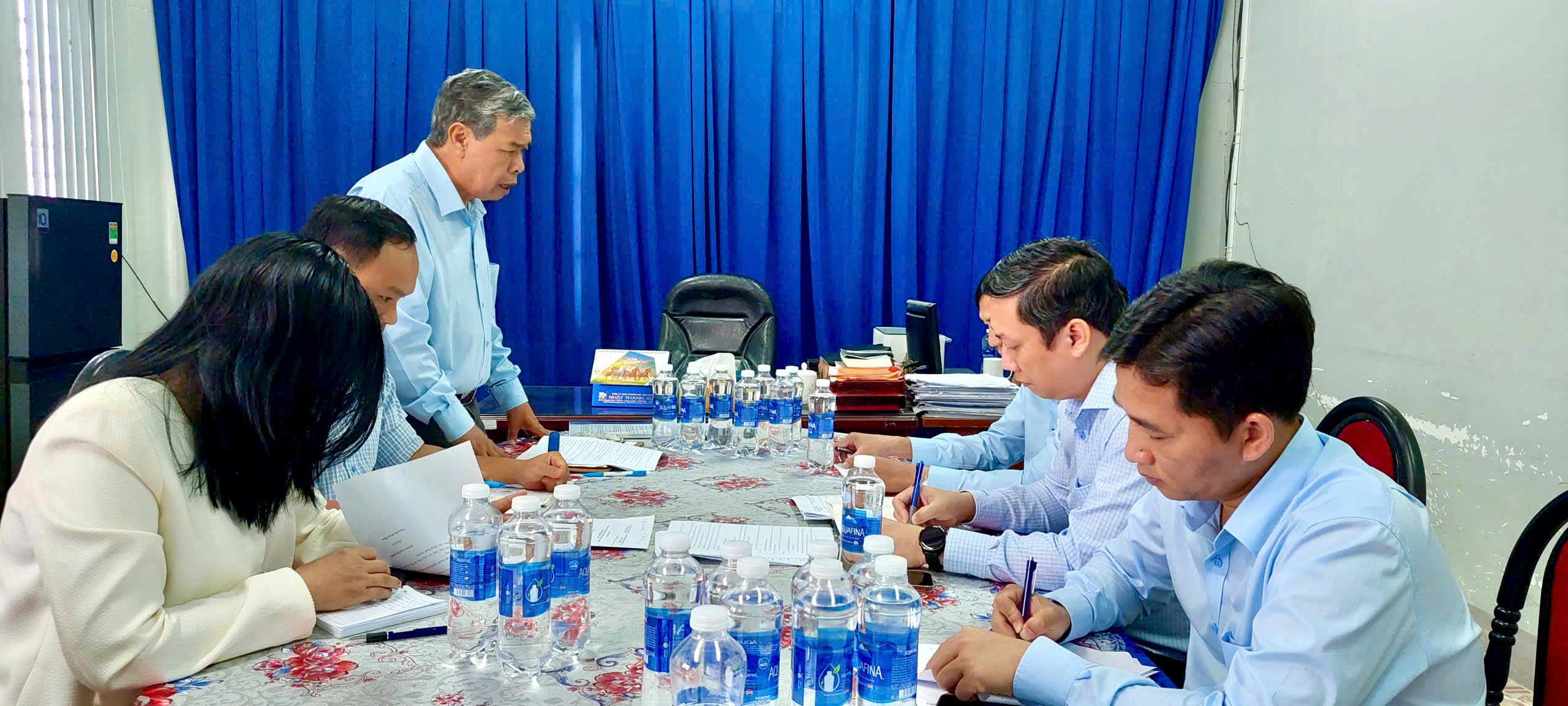 Ban Kinh tế - Ngân sách HĐND TP.HCM khảo sát tình hình khai thác vật liệu xây dựng tại khu vực Bình Dương