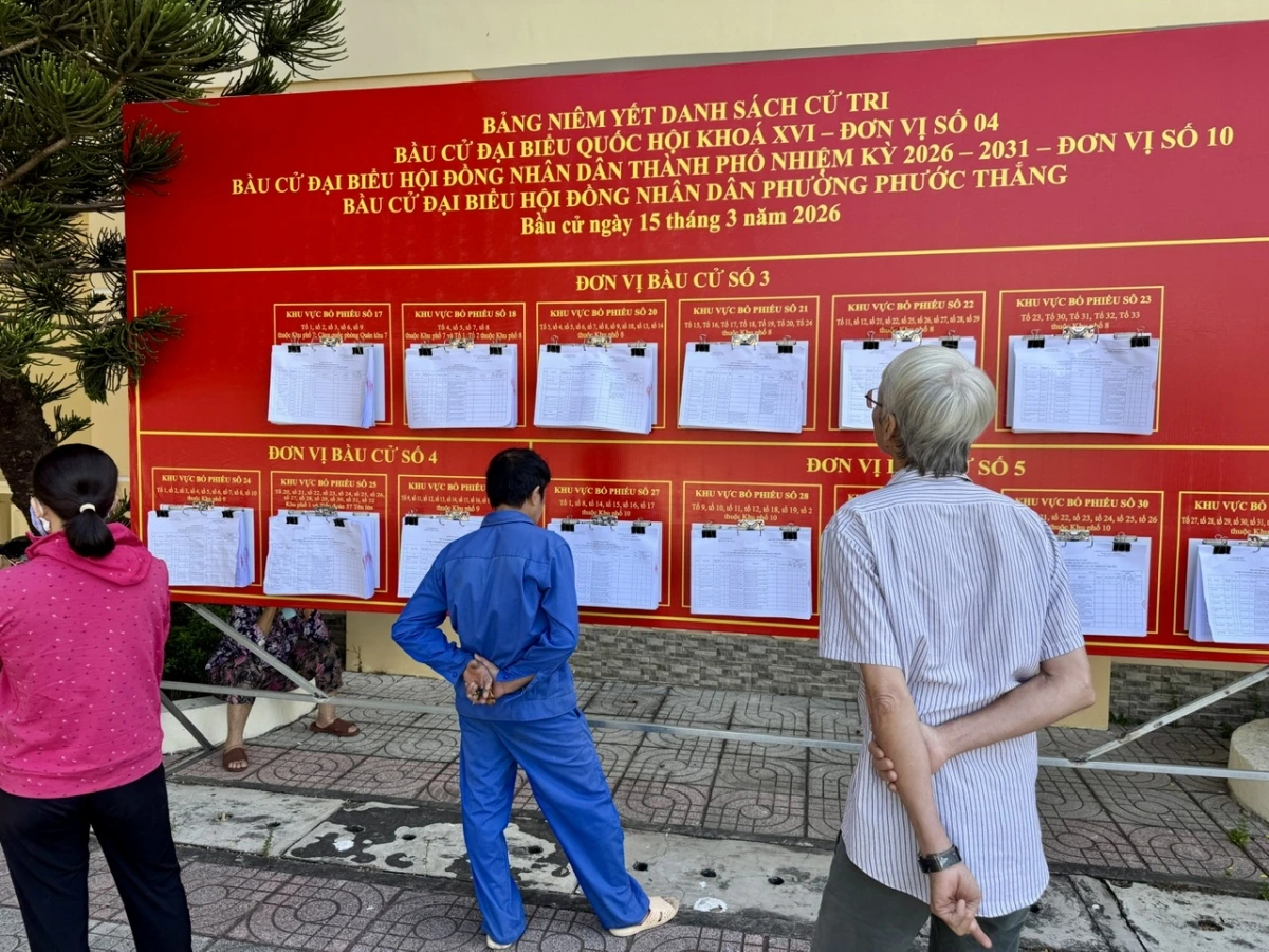 Lịch bầu cử sớm cho lực lượng vũ trang và công nhân biển TP.HCM