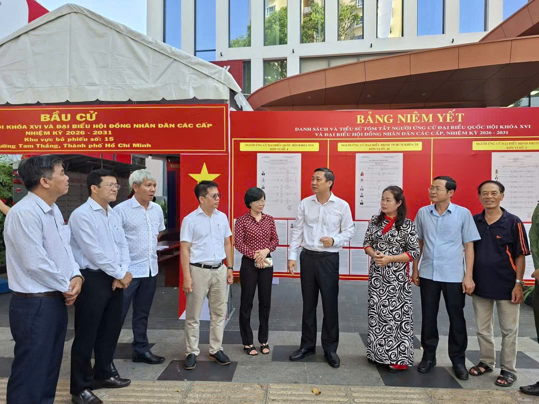 KIỂM TRA CÔNG TÁC CHUẨN BỊ BẦU CỬ TRÊN ĐỊA BÀN CÁC PHƯỜNG PHƯỚC THẮNG, TAM THẮNG, VŨNG TÀU VÀ RẠCH DỪA