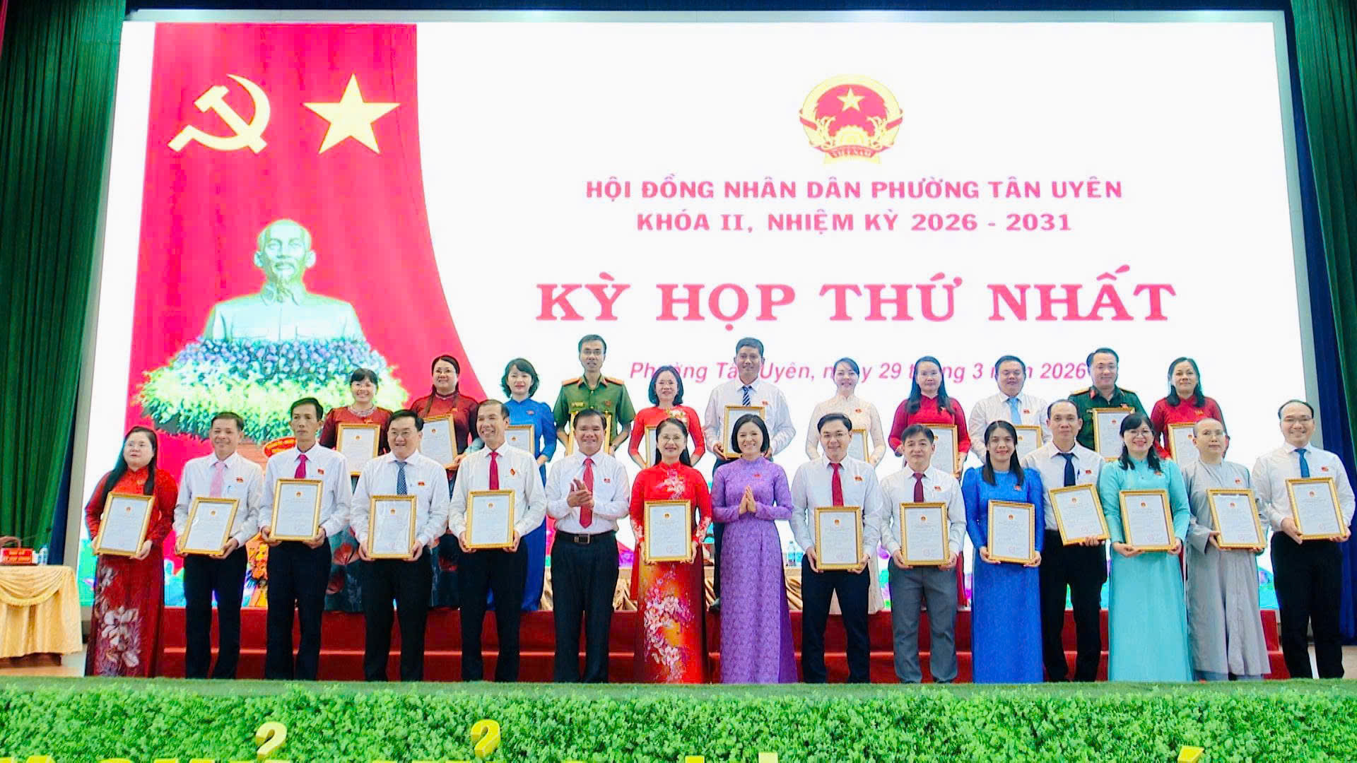 Hội đồng nhân dân phường Tân Uyên khóa II, nhiệm kỳ 2026 - 2031 tổ chức Kỳ họp thứ Nhất