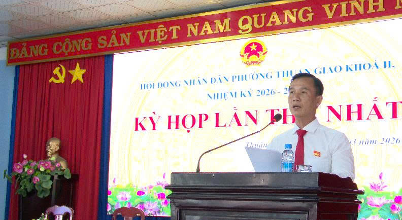 KIỆN TOÀN BỘ MÁY – TẠO ĐÀ PHÁT TRIỂN CHO NHIỆM KỲ MỚI TẠI PHƯỜNG THUẬN GIAO