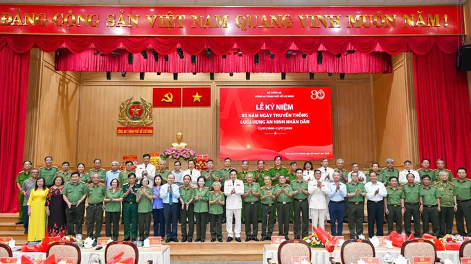 Công an TPHCM kỷ niệm 80 năm Ngày truyền thống lực lượng An ninh nhân dân