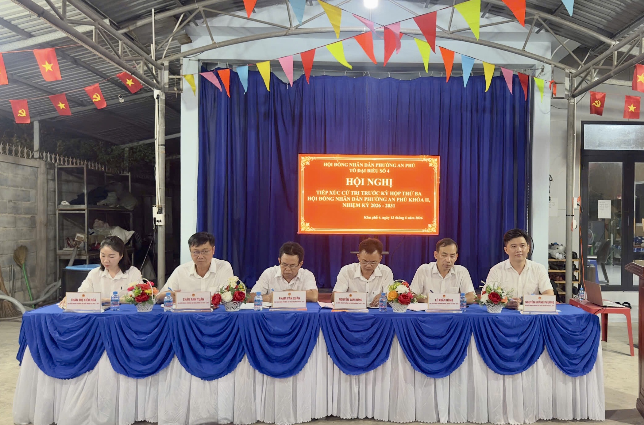 HĐND PHƯỜNG AN PHÚ: TỔ CHỨC HỘI NGHỊ TIẾP XÚC CỬ TRI TRƯỚC KỲ HỌP THỨ BA (KỲ HỌP THƯỜNG LỆ GIỮA NĂM 2026)