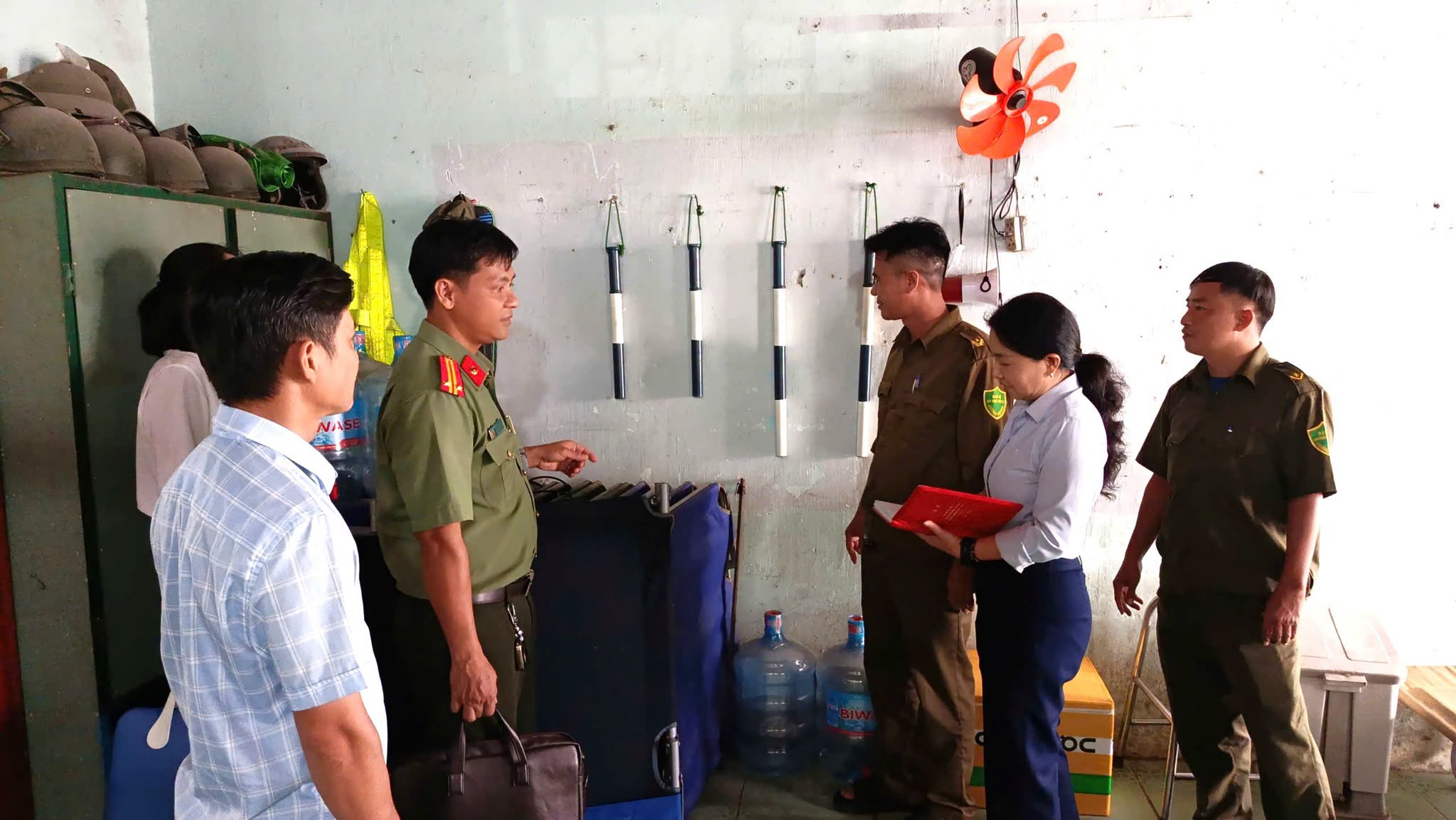 PHƯỜNG AN PHÚ: KHẢO SÁT CÔNG TÁC QUẢN LÝ, SỬ DỤNG TÀI SẢN CÔNG VÀ THỰC HIỆN CHẾ ĐỘ ĐỐI VỚI LỰC LƯỢNG BẢO VỆ ANTT Ở CƠ SỞ
