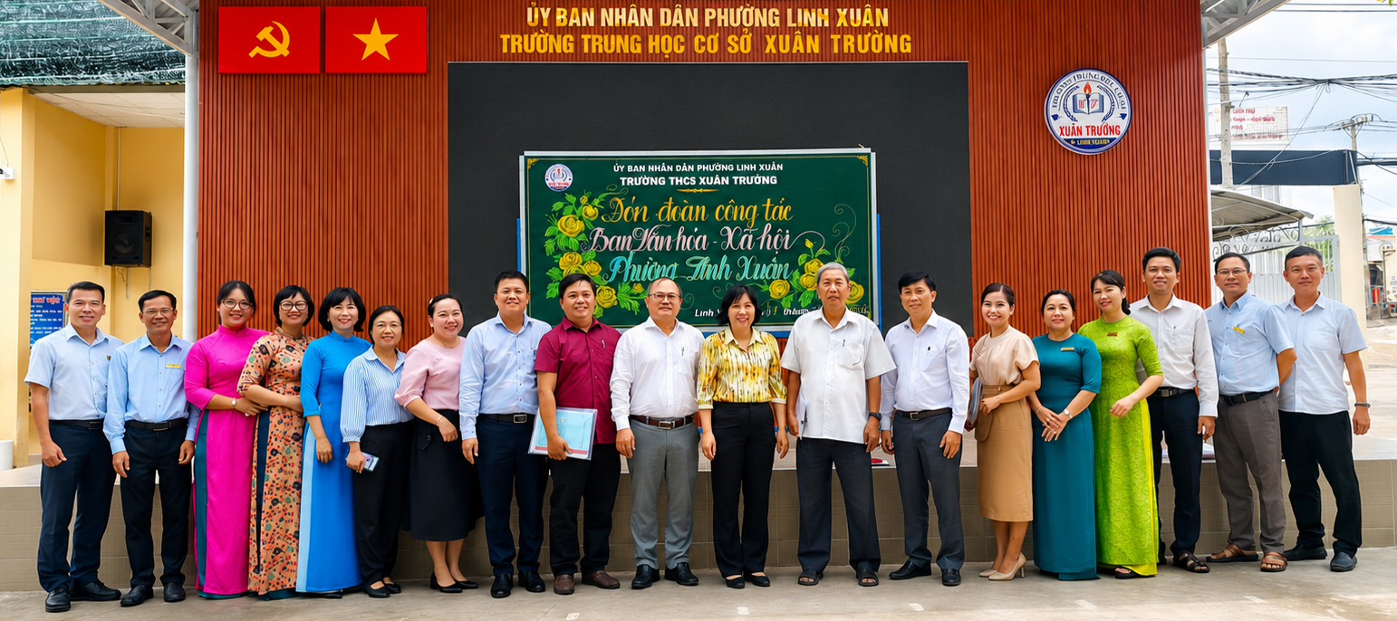Ban Văn hóa – Xã hội HĐND phường Linh Xuân: Khảo sát công tác chuẩn bị năm học 2026 – 2027 và triển khai Nghị quyết 71-NQ/TW tại các trường THCS trên địa bàn