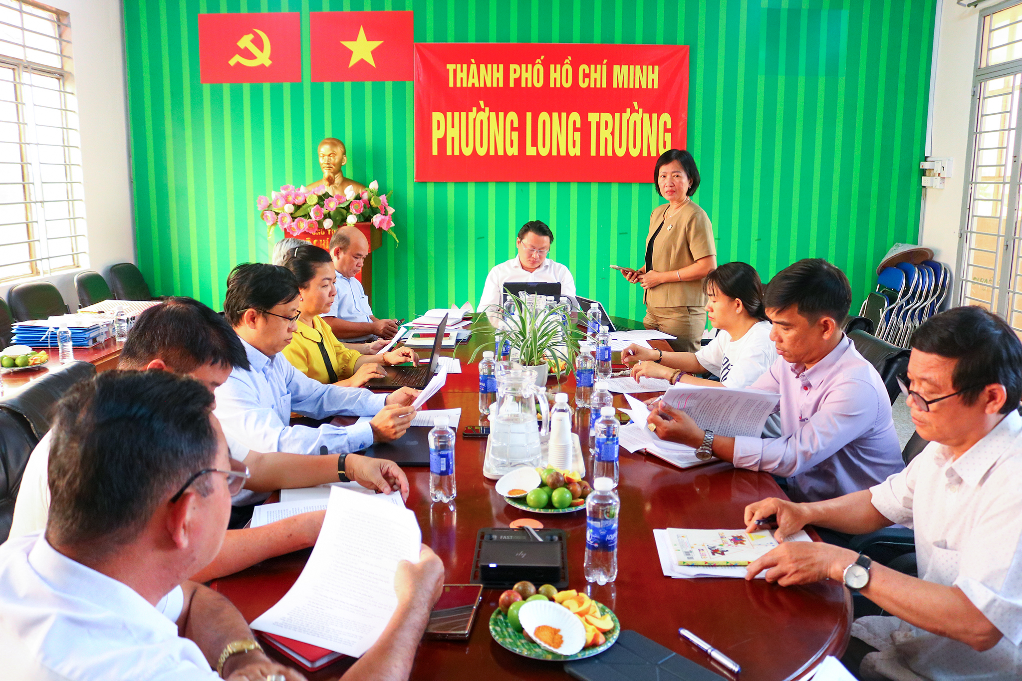 Phường Long Trường tổ chức giám sát việc thực hiện quy định pháp luật về tiếp công dân, giải quyết khiếu nại, tố cáo