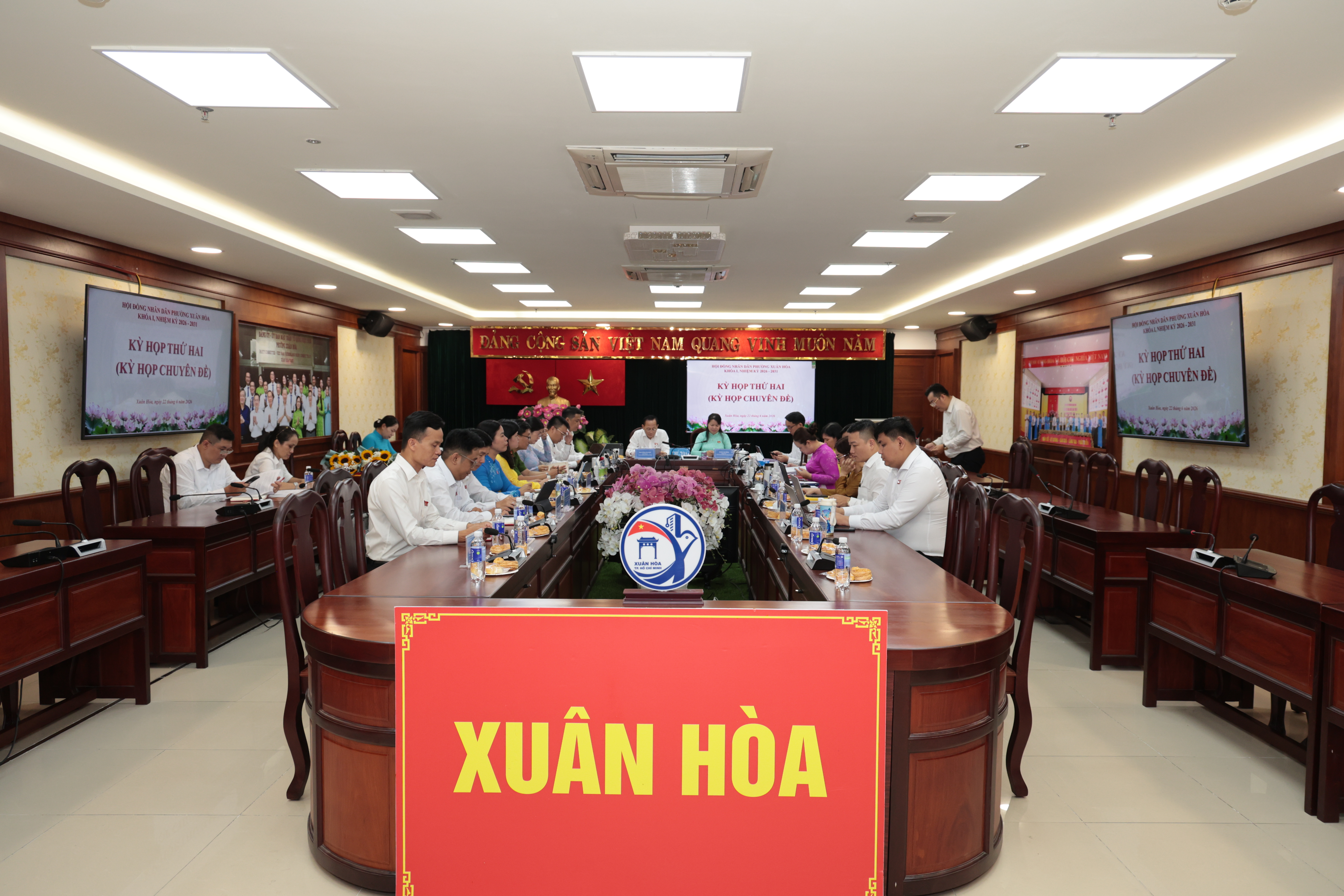 HỘI ĐỒNG NHÂN DÂN PHƯỜNG XUÂN HÒA TỔ CHỨC KỲ HỌP THỨ HAI (KỲ HỌP CHUYÊN ĐỀ) KHÓA I, NHIỆM KỲ 2026 - 2031