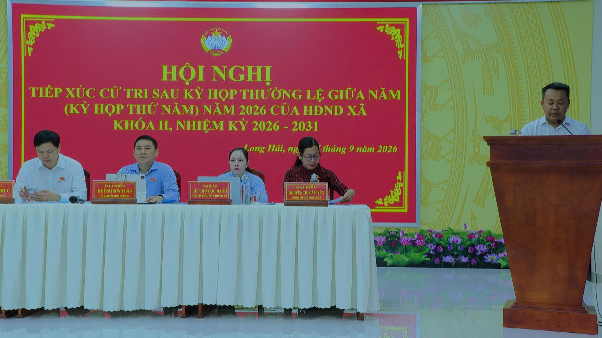 CỬ TRI XÃ LONG HẢI KIẾN NGHỊ NHIỀU VẤN ĐỀ VỀ HẠ TẦNG, MÔI TRƯỜNG VÀ AN SINH XÃ HỘI