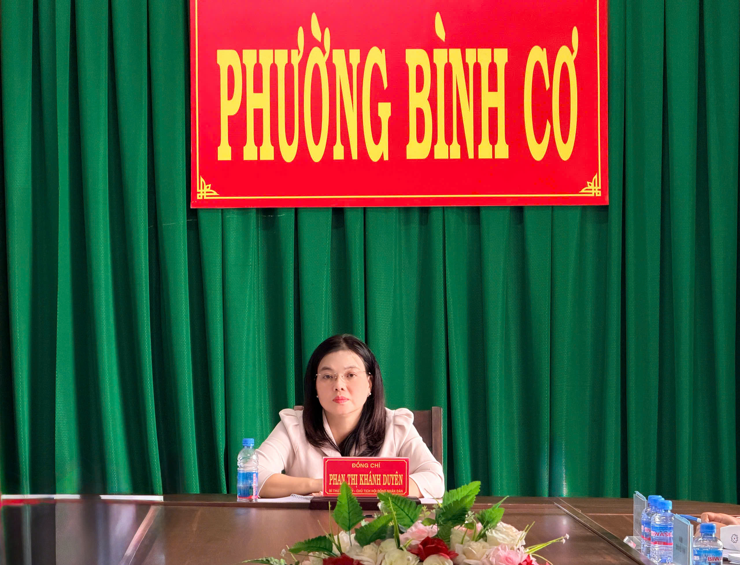 THƯỜNG TRỰC HỘI ĐỒNG NHÂN DÂN PHƯỜNG BÌNH CƠ TỔ CHỨC PHIÊN HỌP ĐỊNH KỲ THÁNG 5/2026